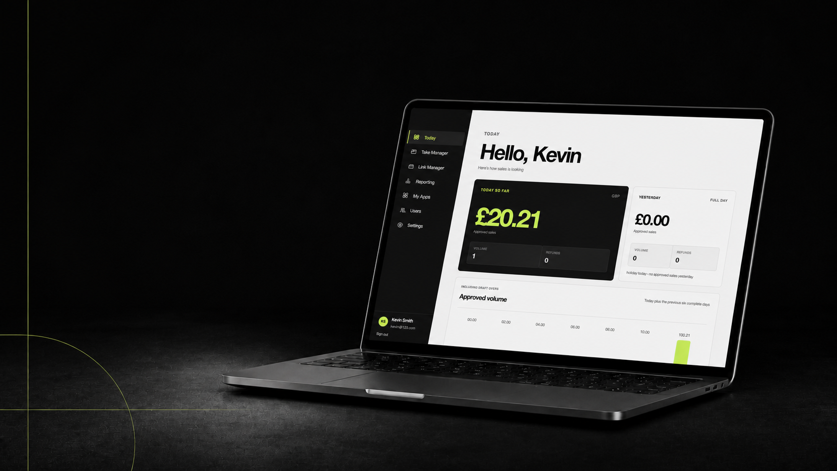 GetEdge Portal displayed on a single MacBook screen